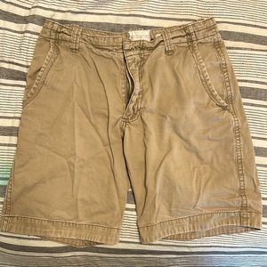 Aeropostale flat front khaki shorts